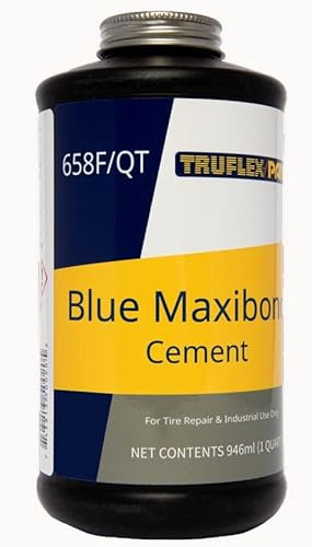 Generic Adhesivo de vulcanización resistente cemento reparación de neumáticos Truflex Pang Chem. Volk. Losüng Azul Cemento 658F/QT