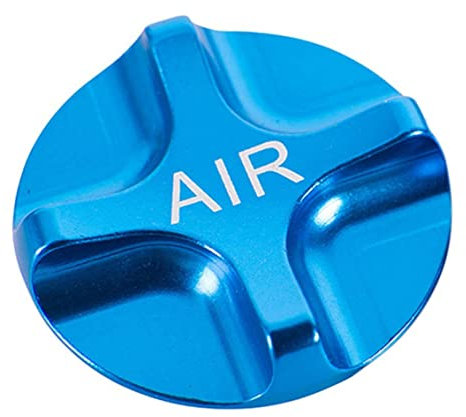 Liummrcy Fahrradgabel Schloss Abdeckung Schulter Fahrrad Dämpfer Gabel Speed Lock -Abdeckung, Vorderluft -Schulterhülle Aluminiumlegierung Mountainbike Frontgabel Gasschutzblau Blau