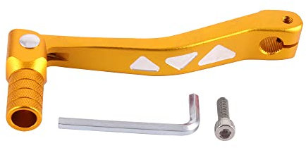 GOOFIT Or Cnc 0,47 Pouce Universel Moto Levier De Vitesse Pliable En Aluminium Avec Outils De Remplacement Pour La Plupart Des Dirt Pit Bikes ATV UTV Moto