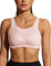 Wingslove Damen Sport BH ohne Bügel Nicht Gepolstert High Impact Bustier Halt Joggen BH(Rosa，34D/75D)
