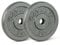 Athlyt 1-Inch Cast-Iron Weight Plates, 2 x 5kg, Black