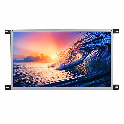 VSDISPLAY Industrieller Outdoor-Monitor 39,6 cm 15,6 Zoll G156HTN02.1 1920 x 1080 1000 nit TFT LCD Bildschirm, mit VGA DVI Audio Controller Platine, Metallgehäuse