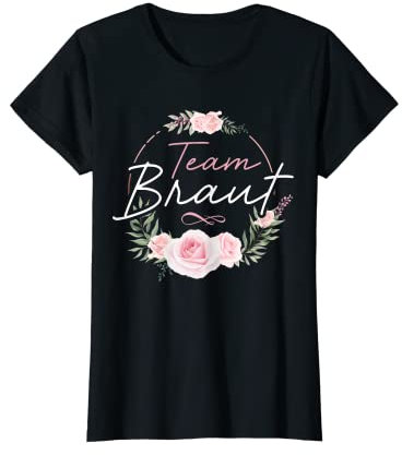 Junggesellinnenabschied Frauen Shirt JGA Team Braut Polterer T-Shirt