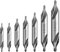 YDHfdc 7 Pcs Centre Drill Bits Set - 1/1.5/2/2.5/3/4/5mm HSS Countersink Drill Bit Set - 60° for Metal & Lathe