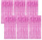 Jinsion 6pcs Glitzervorhang DIY Lametta Vorhang Rosa 1M X 20M Lametta Vorhang Pink, Glitzer Vorhang, Rosa Lametta, Lametta Pink für Hintergrunddekoration, Partydekoration, Geburtstagsdekoration