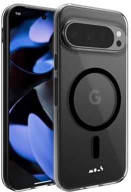 Mous für Google Pixel 9 Pro Hülle Transparent Kompatibel mit MagSafe - Super Dünn