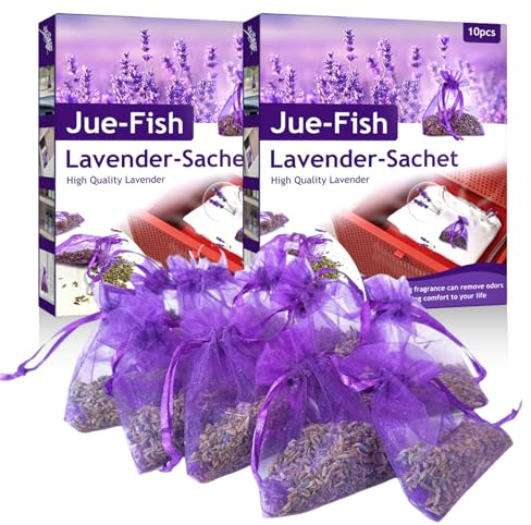 20 Piezassaquitos de Lavanda Lavanda Seca Natural Bolsita Anti Insectos de Ambientador Armario Adecuado para Fragancia De Coche Fragancia De Armario De Habitación Ambientador