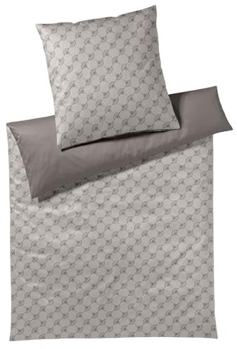 JOOP! Bettwäsche Cornflower Double Taupe Kissenbezug einzeln 40x40 cm