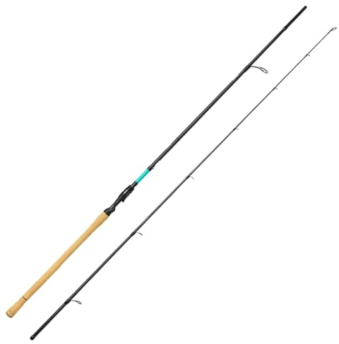 Fishing-King Tackle Spinnrute Hecht | 2-teilig mit 2,70 m und 40-120 g Wurfgewicht | Angelrute zum Hechtangeln