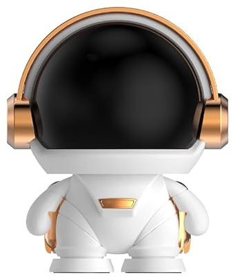 RuiJOTWAT Wireless Bluetooth Speaker Portable Mini Speaker Outdoor Desktop Mini Speaker Gold + White