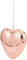 VINTORKY Disco Ball Heart Decorations Hanging Mirror Ball Rose Gold Disco Ball for Wedding Party Decorations