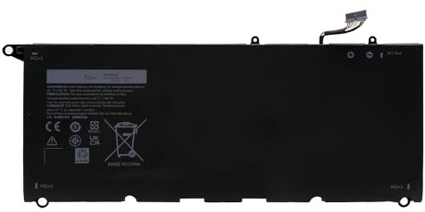 BLESYS JD25G Batterie pour Dell XPS 13 XPS13 9350 13-9350 XPS 13 9343 13-9343 13D-9343 Series 90V7W P54G P54G001 P54G002 Laptop - 7.4V 52WH