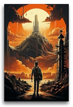 Premium Textil-Leinwand 30 x 45 cm Hochformat Wer zuletzt kommt - historisches Filmplakat zu einem Film, der nie gedreht wurde | Wandbild, HD-Bild auf Keilrahmen, Wanddekoration, Kunstdruck von Kersti