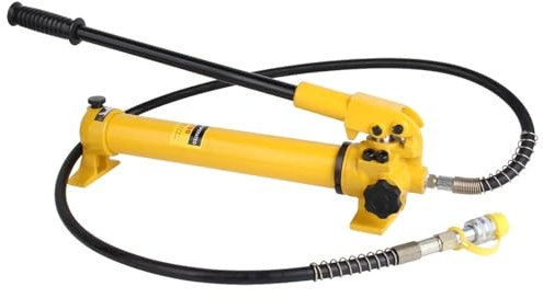 VNSMM Bomba Hidráulica para Remolque Bomba hidráulica Manual CP-700, Bomba hidráulica Manual Liviana de 10 000 PSI para Cilindros hidráulicos de 10 toneladas Gato Hidráulico