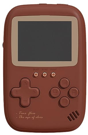 Faeymth Dual USB 10000Mah Mini PortáTil Retro Consola de Juegos de Mano 2,8 Pulgadas Power Bank-Rojo