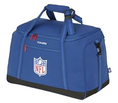 travelite NFL Reisetasche Shield Größe L, 69 Liter | große Sporttasche mit Schuhfach, Rucksackfunktion und Aufsteckfunktion, 35 x 57 x 28 cm, 0,9 kg, ultraleicht