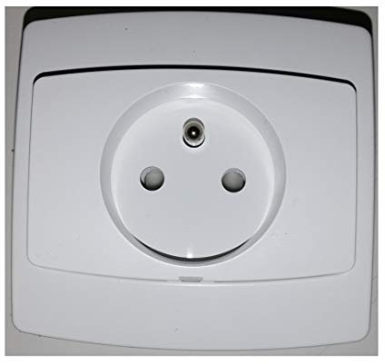 Boîte de dérivation/obturateur/sortie de câble blanc pose apparente sans cadre support PROFIL ARNOULD 63297