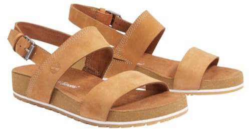 Malibu Waves 2-Band Slide, Damen Pantoletten, Braun (Saddle Naturebuck F13), 37 EU (4 UK)