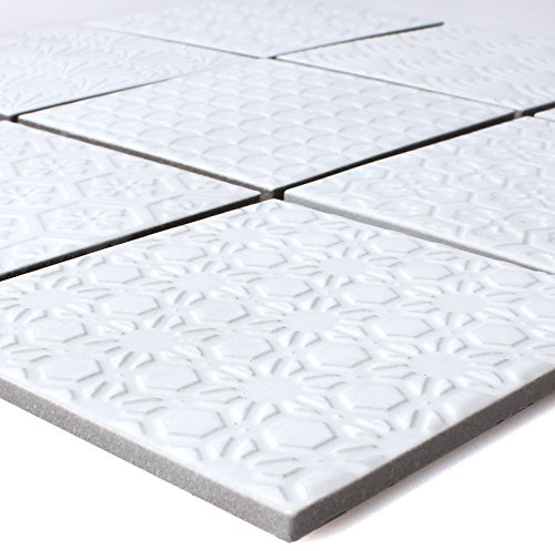 Mosaikfliesen Keramik Istria Weiss