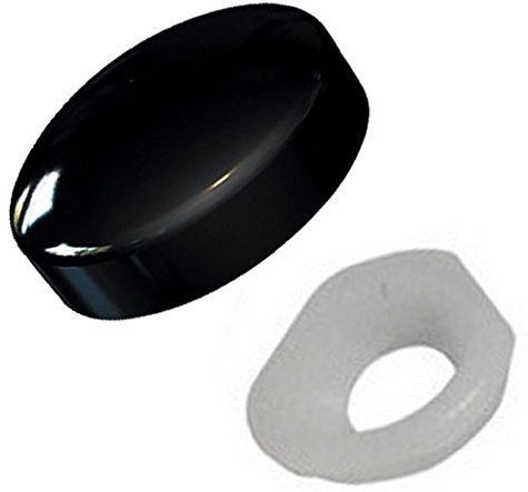 Screw Cover Caps - Plastic Screw Heads - Black - 200 Pack