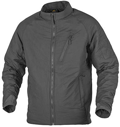 Helikon-Tex Wolfhound - Giacca ClimaShield Apex 67 g, colore: Nero, Shadow Grey - 35, 3XL