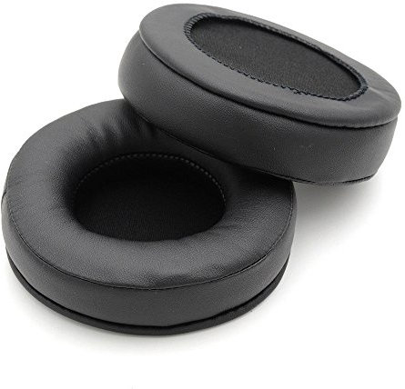 YunYiYi - Cuscinetti di ricambio per auricolari, compatibili con cuffie Pioneer HDJ-2000, HDJ-1000, HDJ-1500 Dj/Technics RP-DH1200, colore: Nero 2