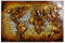 3D Wandbild Metall Weltkarte Metallbild Relief handgefertigt 123x83cm Unikat Bild