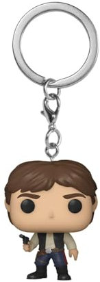 Funko POP! Keychain: Star Wars - Han Solo - Mini-figurine en Vinyle à Collectionner Porte-clés Fantaisie - Cadeau de Noël - Idée de Cadeau - Produits Officiels - Movies Fans - Mini-figurine