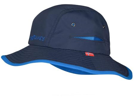 Trollkids Kids Troll Hat 50, Navy/Glow Blue