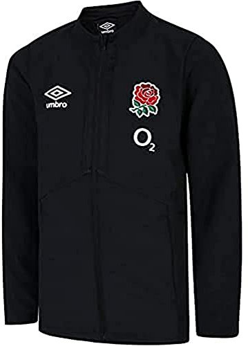 Umbro Male England Anthem (O2) Jacket, Black, XL UK