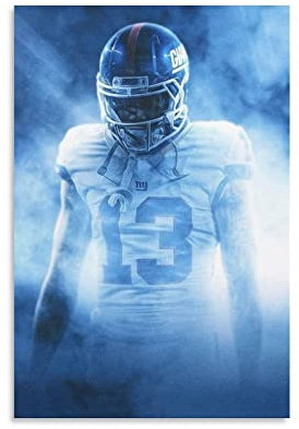 GUNDE Odell Beckham Jr Poster, Malerei, Leinwand, Wandkunst, Wohnzimmer, Poster, Gemälde, 30 x 45 cm