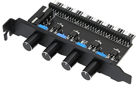 Pc Lüfternabe, 4 Knopf Einstellung, Leerlaufverzögerung, Geschäftige Beschleunigung, 8 Kanal Lüfternabe, 4 Polige Schnittstelle, Aus Kunststoff und Metallmaterialien, 72 W für CPU Gehäuse, HDD, Vga