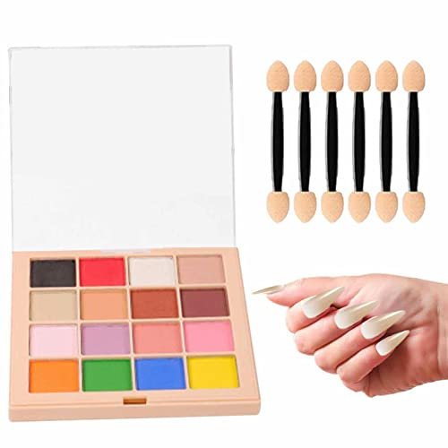 Moonyan Chrom-Nagelpulver | 16 Farben Farbverlauf Rosa Nagellack Chrom | Chrom-Nagelpulver, Nagelpulver, Spiegeleffekt, Nagelkunst, Chrompulver für Mädchen