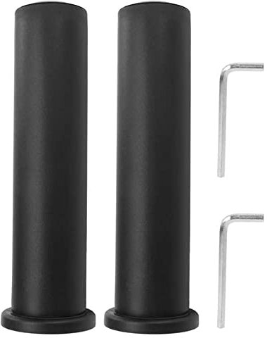 ZYNCUE 2 Pack Fitness Adapter Sleeve Converts 1 Standard Weight Plate Posts to 2 Bars or Posts with Hex Wrench-30CM