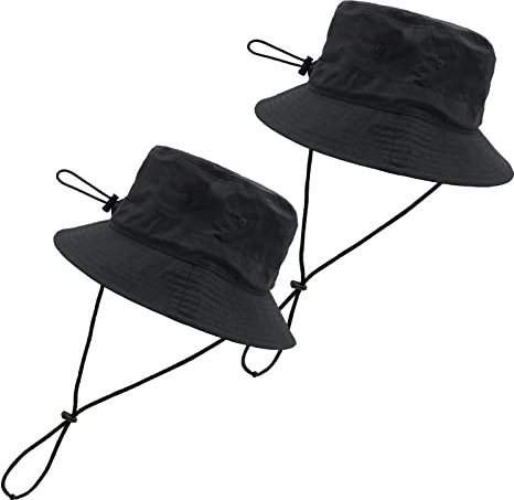 YAMEIZE Chapeau Bob Tendance Pliable – Chapeau de pêche réglable avec Ficelle pour Homme et Femme – Protection UV