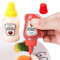 Ketchup, recipientes para salarecargables con miel y salsa de tomate botellas de prensa para envases de prensa botellas de prensa para condimentos cajas de almuerzo portátiles
