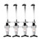 Ejoyous 4 Bottle Optics for Spirits, 30ml Alcohol Measuring Tool Accurate Measurement to Prevent Waste or Overflow, Bar Optics for Home Pub, Wall Mounted Bar Bottle Stand