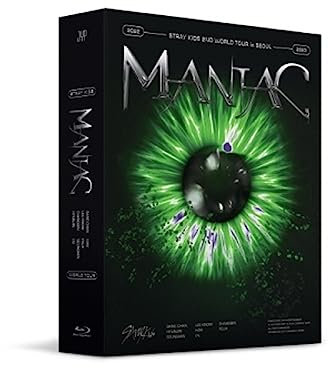 Stray Kids 2nd World Tour MANIAC in Seoul Contents+Photobook+Folding poster on pack+Tracking Sealed SKZ (Blu-ray Version)