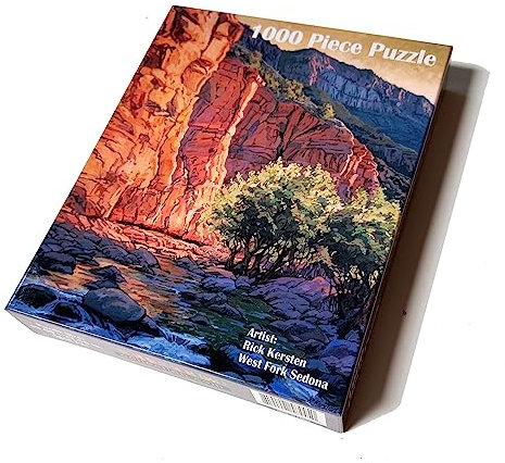 Stonehouse Collection 1000 Piece Puzzle - Sedona West Fork Canyon - Sedona Arizona Jigsaw Puzzle - Puzzle for Adults (West Fork)