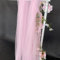 3m x 160cm Soft Tüllstoff,Tüll Stoffe zum Nähen,Netzstoff Dekostoff Drapierstoff für Arbor Hochzeit Vorhang Hochzeitsbogen Freihanddeko Torbogen Zeremonie Party Dekor Kleid Tüllrock Schleier,Rosa