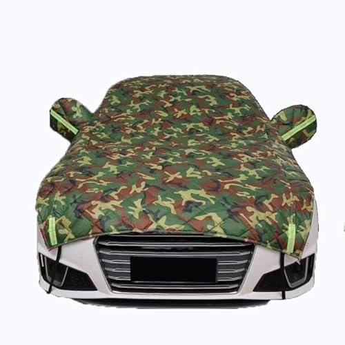 TAPHET Halbgarage Auto Abdeckplane,Hagelschutz Abdeckplane Auto,Wind-, Sonnen- und staubdicht, wetterfest(Color:Sedan,Size:490x250)