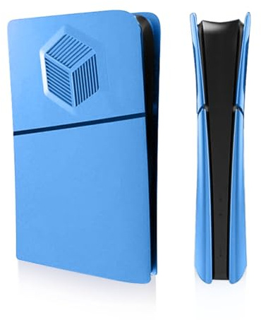 XinGeeek Cubierta frontal para PS5 Slim Digital Edition Placas frontales con rejillas de ventilación de refrigeración, cubierta dura a prueba de golpes, antiarañazos, a prueba de polvo, funda