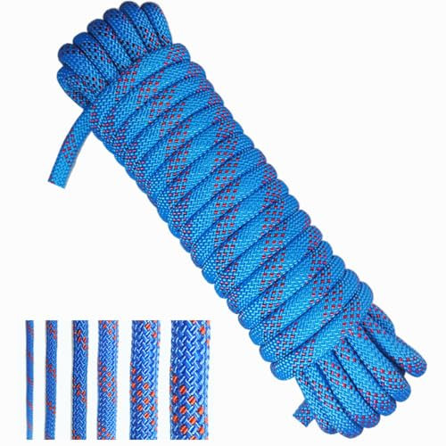Treadstar、PolypropyleneRope、Seil 10mm Blue Schnur Rope 、BootstauwerkAnkertauwerk Dock Lines Braided Rope Nylon Cord(8mm-10Meter)