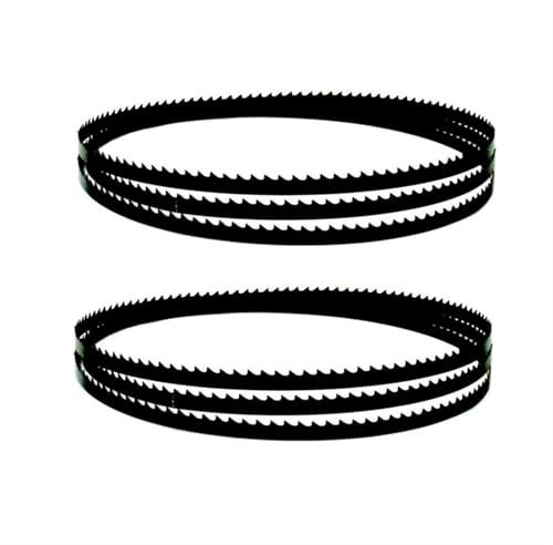 2Pcs 58.5x0.4 Inch Saw Blades Band, 1490x10mm 10 TPI Band Saw Blade, Carbon Bandsaw Blade For Basato 1 BS200 BASA 1.0