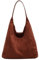 PGSLPH Wildleder Handtasche Damen, Retro Wildleder Schultertasche, Braun Retro-Schultertasche Damen Gross Tragetasche, Shopper Tasche Hobo Bag Slouchy Bag (Brown)
