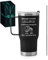 Maverton Mug Isotherme Personnalisable Noir en Acier Inoxydable 600 ml - Mug Personnalisé Maitresse avec 2 Pailles et Boîte - Cadeau Maitresse d'École fin d'année - Cadeau Prof super prof