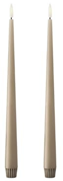 Ester & Eric - LED Stumpenkerze 30cm 18 - Elegante LED Kegelkerzen - Elegante und hochwertige Kerzen - Handwerkskunst und Know-how