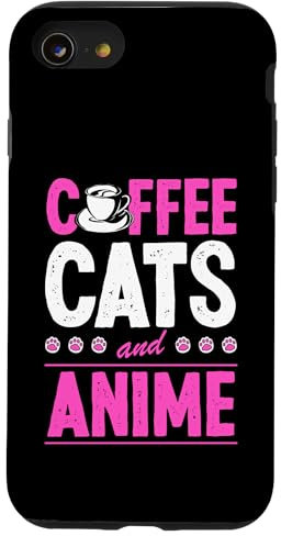 iPhone SE (2020) / 7 / 8 Coffee Cats And Anime Case