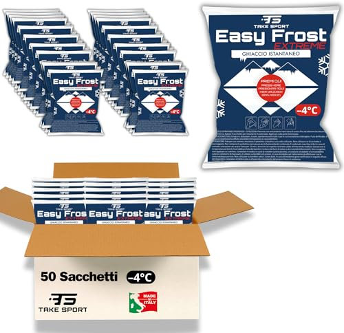 TS TAKE SPORT Neuheit 2025! Instant-Eis, Eis, Sofort-Eisbeutel, Trockeneis-Beutel, EXTREME Version. 50 Beutel