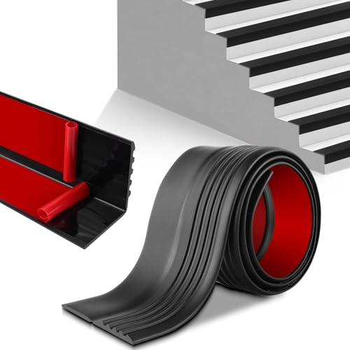 Nez d'escalier antidérapant, autocollant en vinyle 3M, tapis de protection en PVC souple antidérapant pour une utilisation en intérieur et en extérieur, imperméable et résistant à l'usure, noir